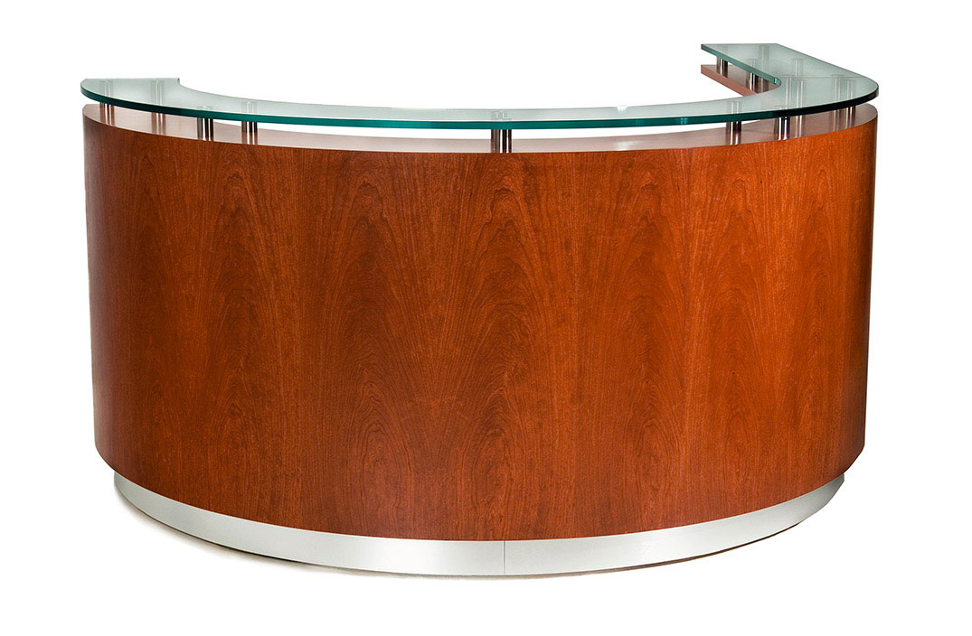 Arnold Crescent Reception Desk Legacy Office Solutions